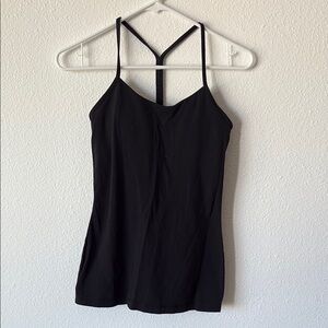 Black Women's Strappy Lululemon Top